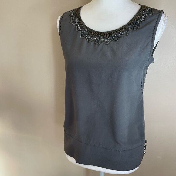 MM Couture| By miss me| 100% silk| Small| sleeveless top - Picture 13 of 14